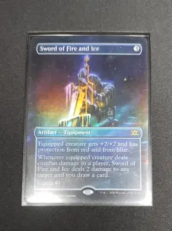 Sword of Fire and Ice - Foil - Borderless Double Masters Variants - NM - Image 1