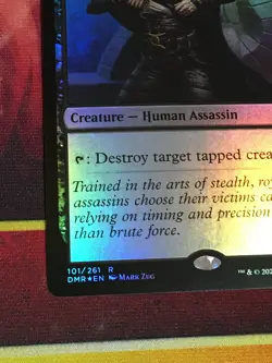C6590 MTG MAGIC DOMINARIA REMASTERED ROYAL ASSASSIN #101 FOIL NM RARE RETRO - Image 4
