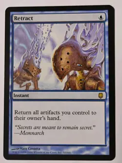 Retract MTG, Darksteel (DST), Rare Instant, NM - Image 1