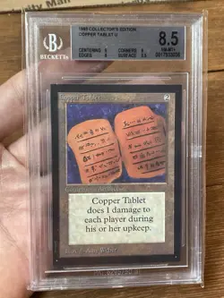 Copper Tablet - Collector’s Edition MTG - NM-MT+ - BGS 8.5 - Image 1