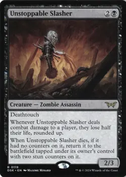 Unstoppable Slasher (0119) R Duskmourn: House of Horror 119 NM - Image 1