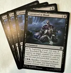 x4 Canonized in Blood LCI MTG 96 UNCOMMON M/NM 4x Playset - Image 1