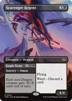 Scavenger Regent - Borderless FOIL - MtG Tarkir Dragonstorm - NM - Image 1