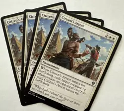 x4 Citizen's Arrest DMU MTG 11/281 COMMON M/NM 4x Playset Dominaria United - Image 1