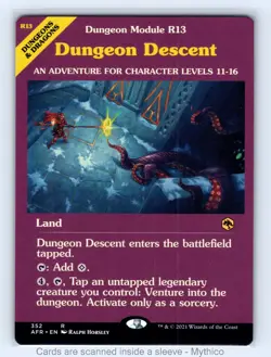MTG Dungeon Descent (Dungeon Module) Adventures in the Forgotten Realms - NM - Image 1