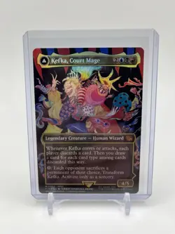 2025 Magic The Gathering Kefka, Court Mage BORDERLESS MYTHIC FOIL FINAL FANTASY - Image 1