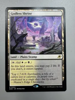 Godless Shrine | #0247 | R | NM | Edge of Eternities MTG Magic The Gathering - Image 1
