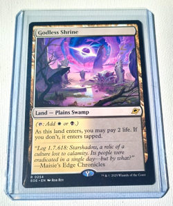 Godless Shrine Edge of Eternities (Regular) NM Magic The Gathering - Image 1