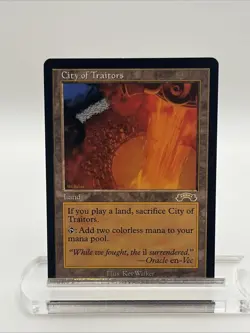 City Of Traitors Exodus 1998 Near Mint Never Played Magic The Gathering Mtg - Image 1