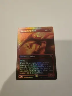 MTG - Magmatic Hellkite (Borderless Foil) - Tarkir Dragonstorm NM/M Condition - Image 1