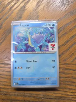 Pokemon Steller Crown Lapras - 031/142 - 7 Eleven Exclusive Promo Sealed - Image 1