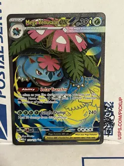 Pokemon TCG Mega Venusaur EX 155/132 Ultra Rare Full Art Near Mint 10 Contender! - Image 1