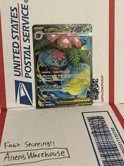 Pokemon TCG Mega Venusaur EX 155/132 Ultra Rare Full Art Near Mint 10 Contender! - Image 2
