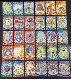 1999 Topps Pokemon TV Animation *34-Card* Lot Non-Foil (Mixed #’s 11-76) LP-MP - Image 1
