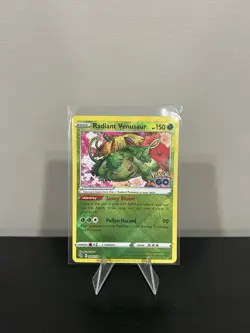 Pokemon TCG Radiant Venusaur Card 004/078 English Holo Rare, Near Mint Condition - Image 1