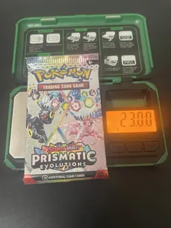 23.00g🔥 HEAVY 🔥 Pokemon TCG Prismatic Evolution Booster Pack!!!✅ #9 - Image 1