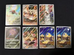 Mega Evolution Illustration Rare Card Lot 7x Pokemon TCG - Image 1