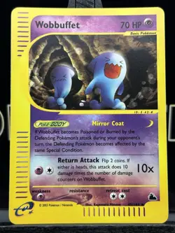 Pokemon TCG Wobbuffet Skyridge 45/144 Reverse Holo Uncommon 2003 NM - Image 3