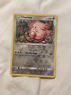 Pokemon TCG Chansey 46/68 Hidden Fates Reverse Holo Uncommon NM - Image 1