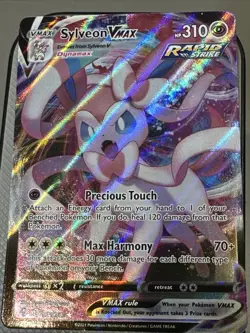 Pokemon TCG Sylveon Vmax Sword & Shield: Evolving Skies 075/203 Holo Ultra Rare - Image 1
