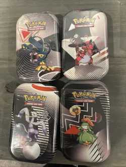 (4) Pokemon Black Bolt and White Flare Mini Tin NEW SEALED - Image 1