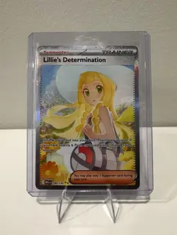 Pokemon TCG | Lillie's Determination # 184/132 SIR Mega Evolution - Fresh Pull - Image 1