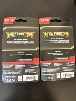 Pokemon TCG Tyranitar & Meowscarada Single Blister Booster Pack Mega Evolution - Image 4