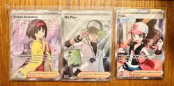 Pokemon Lot of 3 Full Art Chase Trainers - Image 1