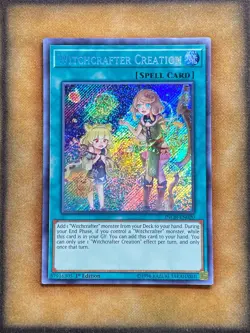 Yugioh Witchcrafter Creation INCH-EN020 Secret Rare 1st Ed NM - Image 1