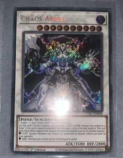 Yu-Gi-Oh! TCG Chaos Angel Cyberstorm Access CYAC-EN044 1st Edition Secret Rare - Image 1