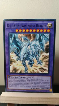 Blue-Eyes Twin Burst Dragon 1st Ed Misprint [NM] - Yu-Gi-Oh! SDWD [Common] - Image 1