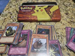 🔥 190+ Yu-Gi-Oh! Cards And 20+ Pokemon Cards - Mixed Lot As Is With Tin Case - Image 4