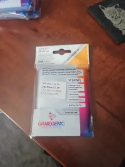 STANDARD CARD GAME PRIME SLEEVES Clear (50 count) Code Gray | Gamegenic - Image 1