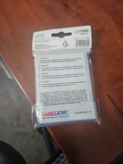 STANDARD CARD GAME PRIME SLEEVES Clear (50 count) Code Gray | Gamegenic - Image 2