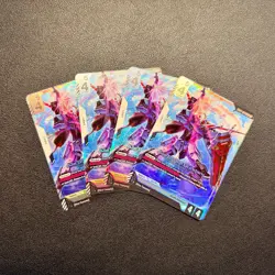 NEW! Aile Strike Gundam x4 Play Set - NM - Gundam Card Game TCG [ST04-001] - Image 1