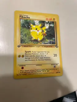 POKEMON CARD PIKACHU 60/64 Jungle-1st Edition Regular 1999 NM - Image 1