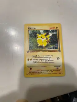 POKEMON CARD PIKACHU 60/64 Jungle-1st Edition Regular 1999 NM - Image 2