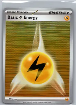 Basic Lightning Energy - 020 Holo SVE - Pokemon Card - NM - Image 1