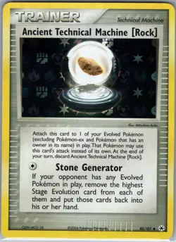 Ancient Technical Machine [Rock] 85/101 Hidden Legends - Pokemon Card - NM - Image 1