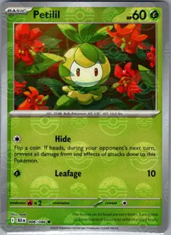 Petilil (Poke Ball Pattern) 006/086 SV: Black Bolt - Pokemon Card - NM - Image 1
