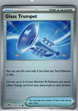 Glass Trumpet Poke Ball 110/131 SV: Prismatic Evolutions - Pokemon Card - NM - Image 1