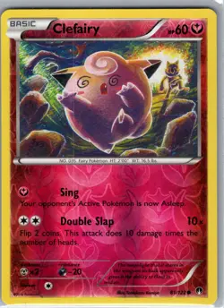 Clefairy 81/122 Reverse Holo XY - BREAKpoint - Pokemon Card - NM - Image 1