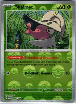Shelmet (Poke Ball Pattern) 008/086 SV: White Flare - Pokemon Card - NM - Image 1