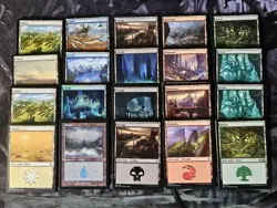 200 Magic the Gathering Basic Land - 40 of each basic land - MTG LOT - Image 2