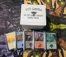 200 Magic the Gathering Basic Land - 40 of each basic land - MTG LOT - Image 3