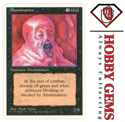ABOMINATION Fourth 4th Edition Uncommon Magic the Gathering MTG - Image 1