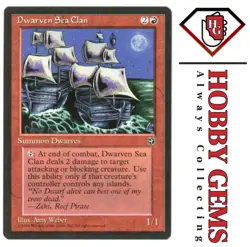 DWARVEN SEA CLAN Homelands Rare Magic the Gathering MTG - Image 1