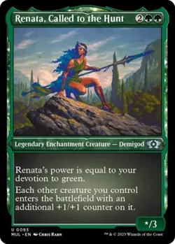 Renata, Called to the Hunt (Foil Etched) -Foil Near Mint MTG - Image 1