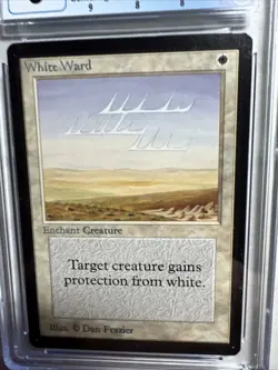 MTG Beta U W White Ward CGC 8 Quad++ NM/Mint (Mint centering) 1993 - Image 3