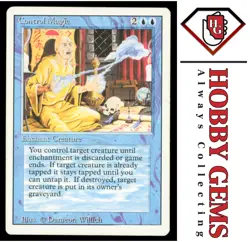 CONTROL MAGIC Revised Third Edition Uncommon Magic the Gathering MTG - Image 1